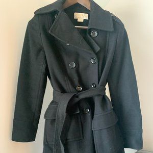 Michael Kors Size 8 Tie-Front Trench Winter Coat